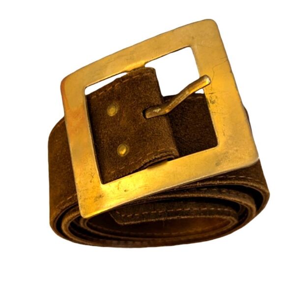 Vintage Accessories - Women's‎ vintage brown leather belt